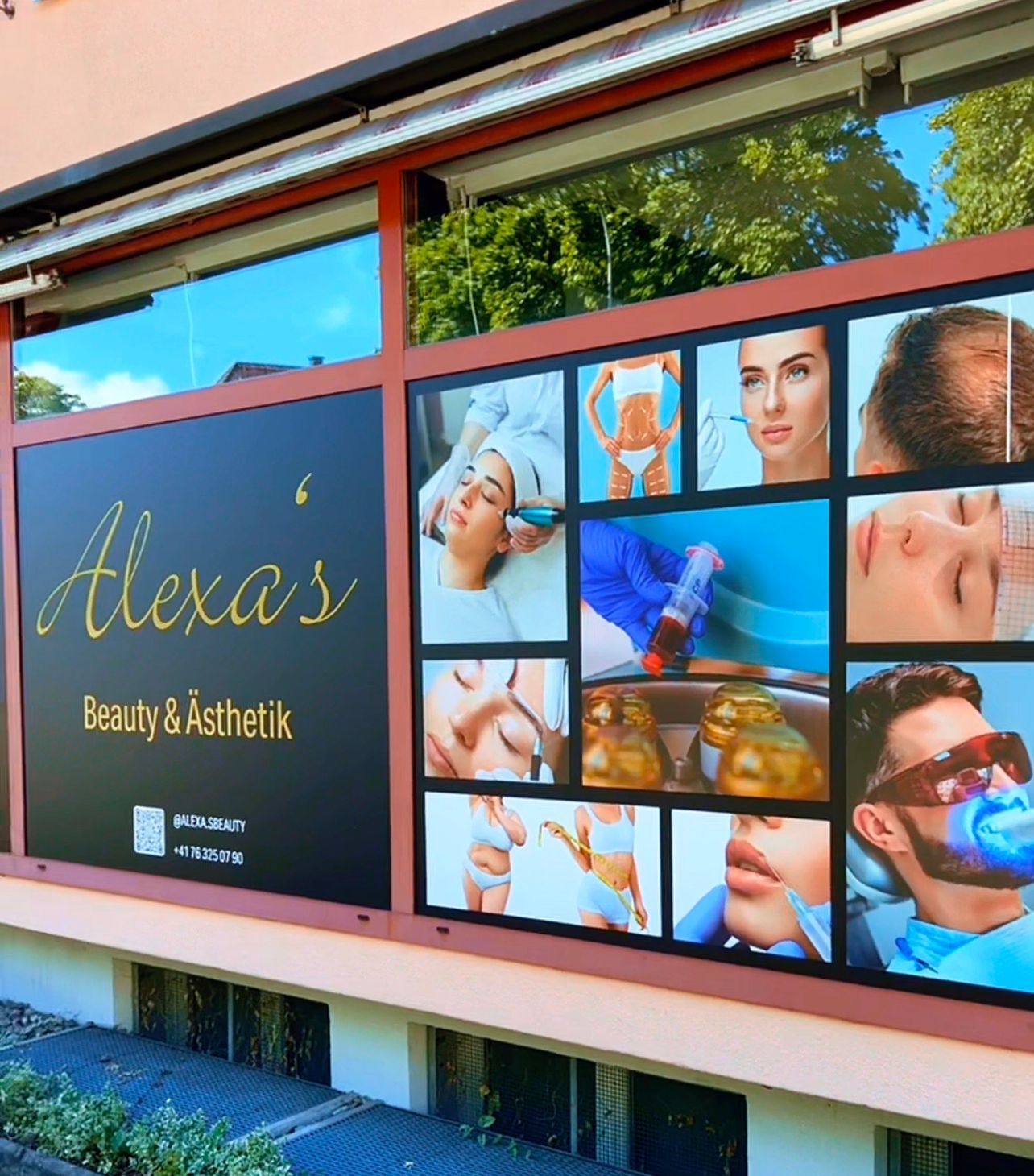 Ein Zeichen für Alexas Schönheit und Ästhetik