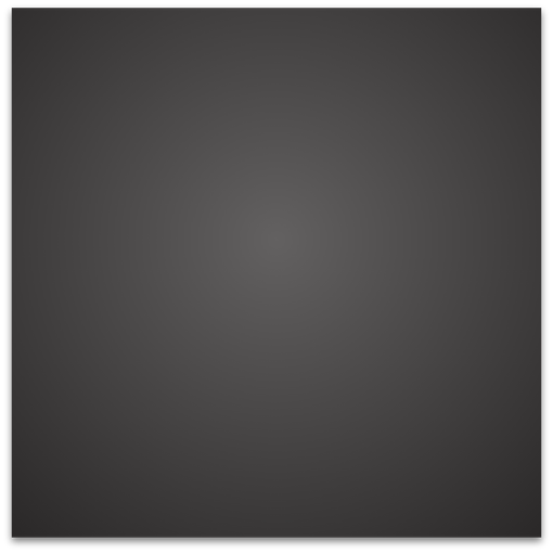 Ein schwarzes Quadrat mit weißem Rand auf weißem Hintergrund.