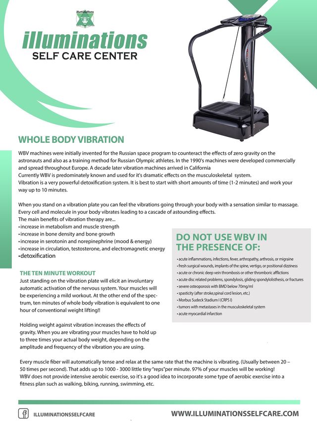 Whole Body Vibration - Patient Services