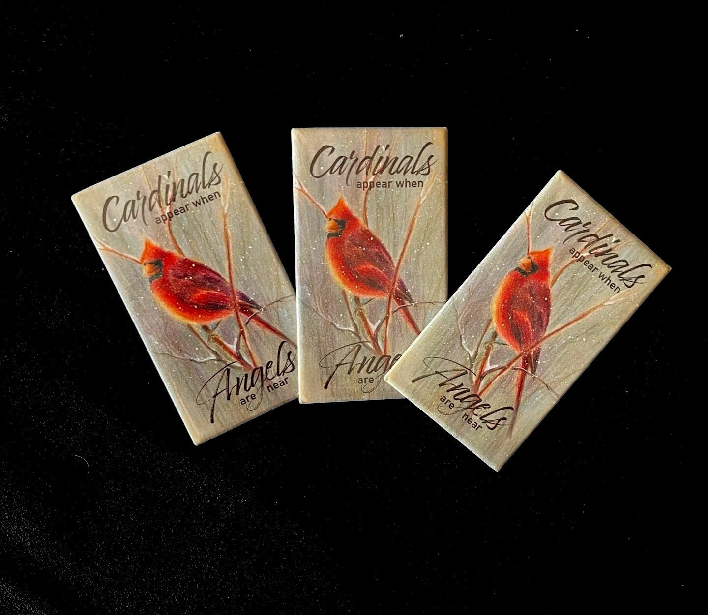 Winter Cardinal Magnet