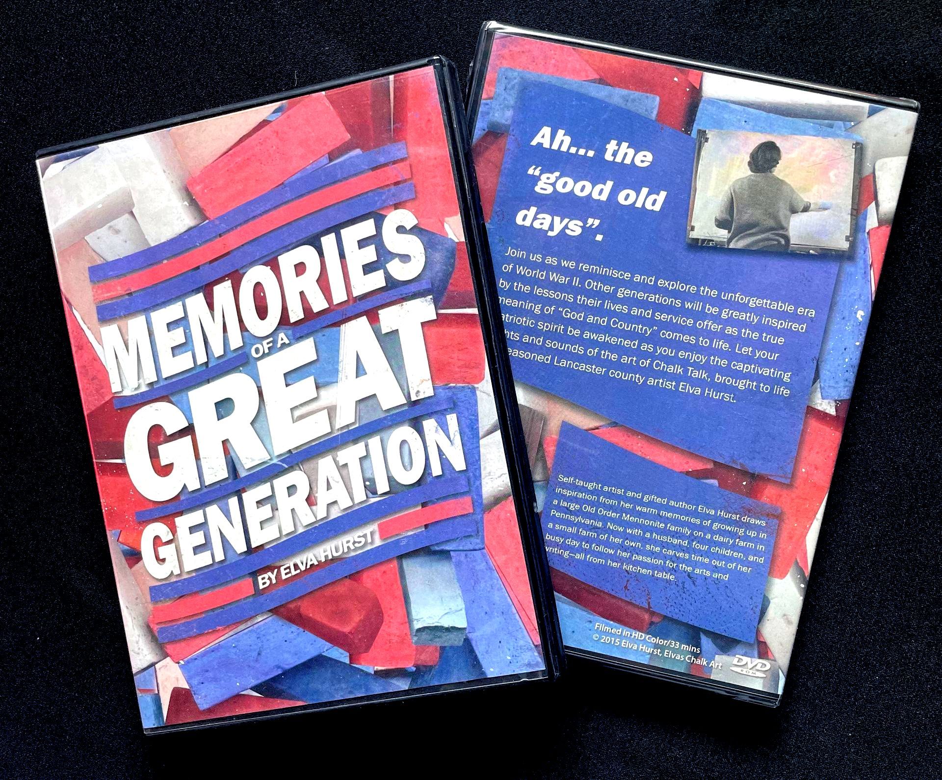 A dvd called memories of a great generation