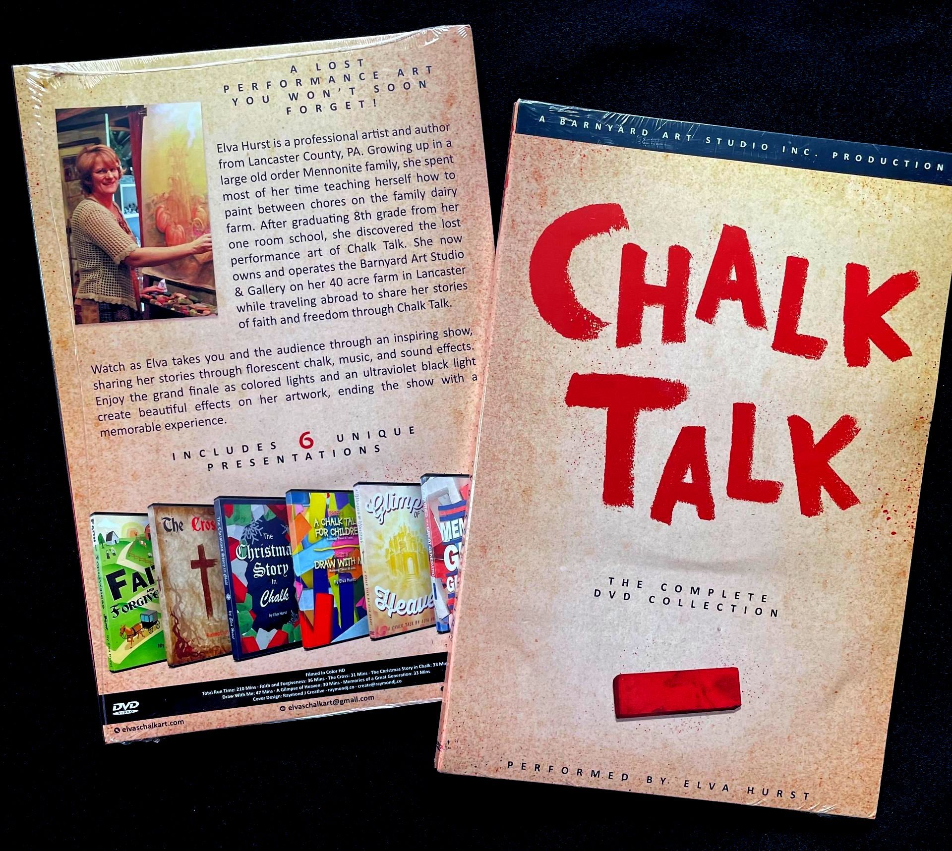 A book called chalk talk sits on a table