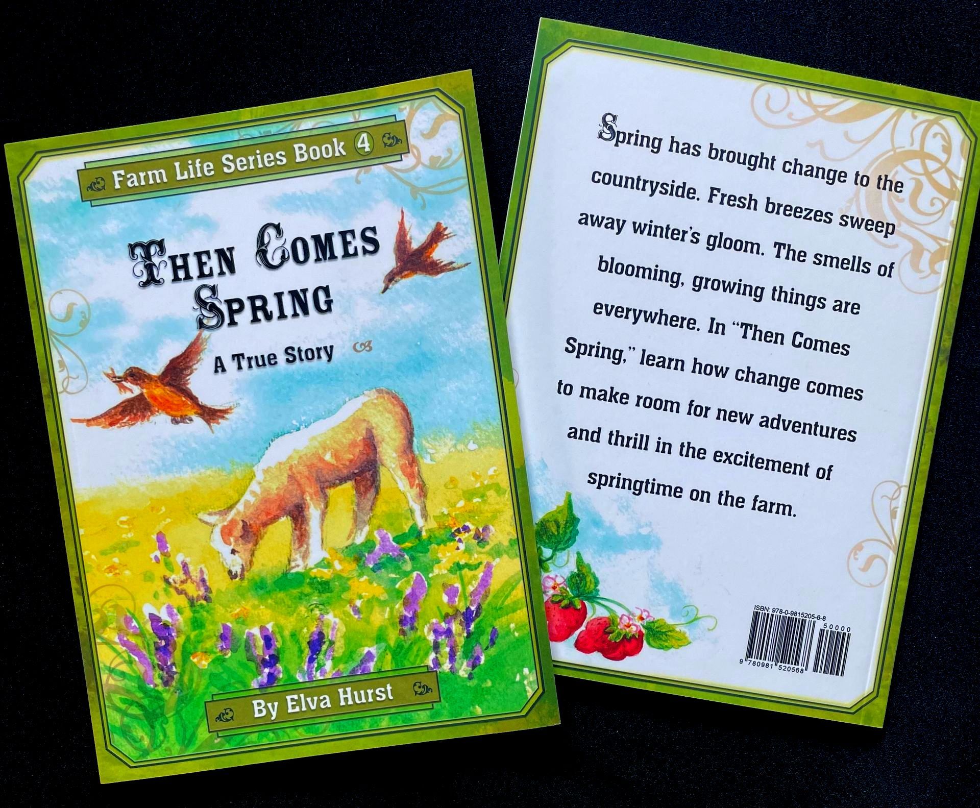 A book called then comes spring by emma hard