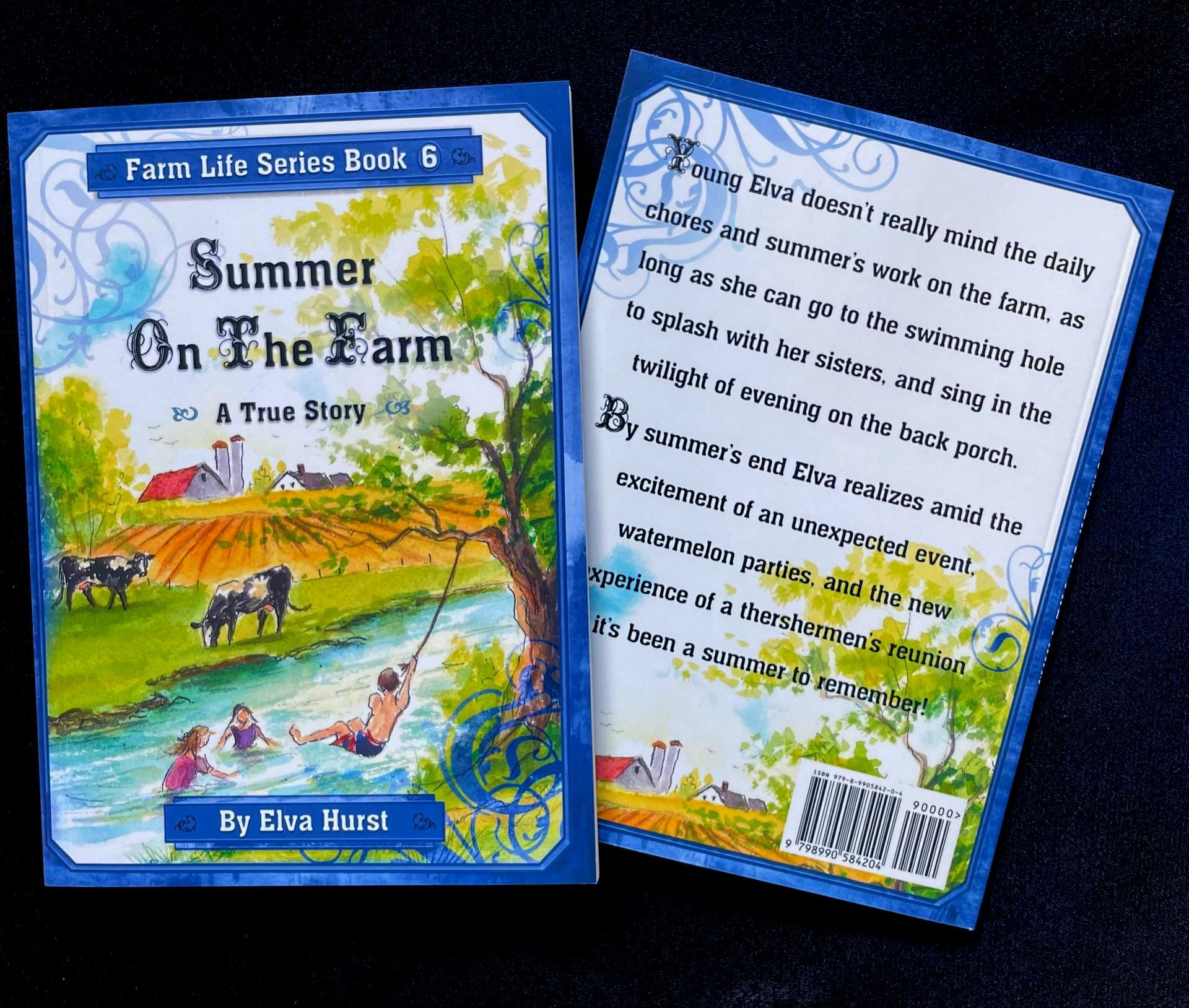 A book called summer on the farm by ella hurst