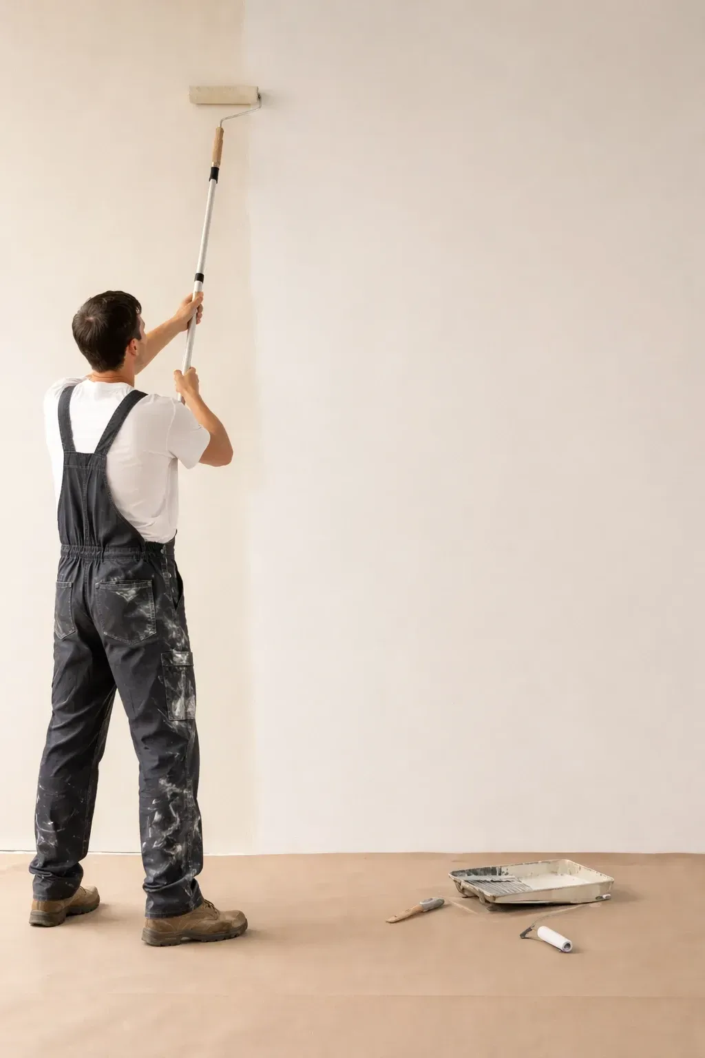 wat doet een schildersbedrijf - schilder aan het werk