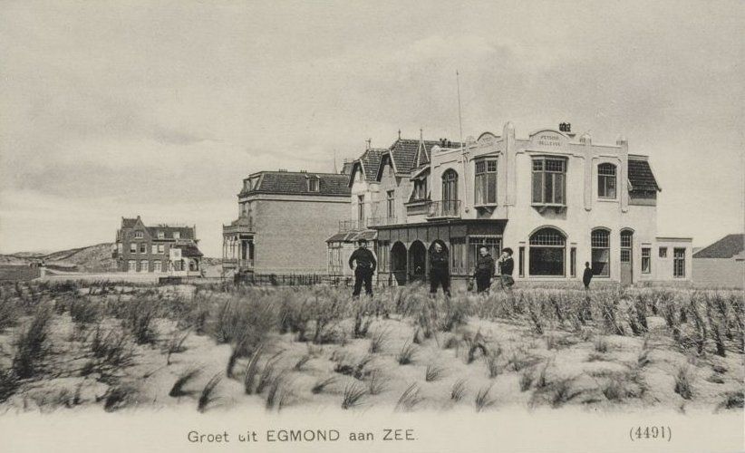 De boulevard van Egmond aan Zee rond 1915