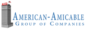 A logo for the american amicable group of companies