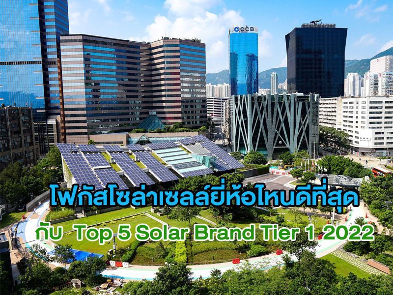 โซล่าเซลล์ยี่ห้อไหนดีที่สุด