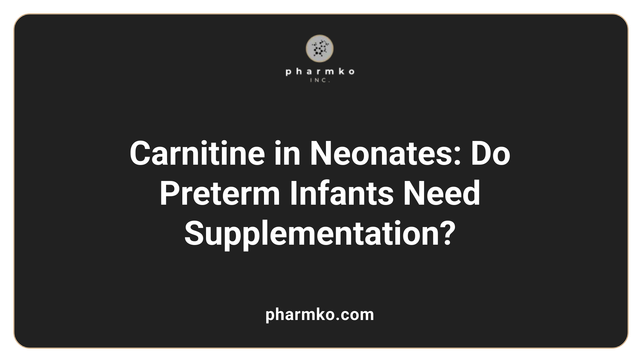 Understanding the Role of Carnitine in TPN and IDPN Therapy