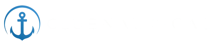 A blue anchor icon inside a circle, positioned to the left of blank white space.