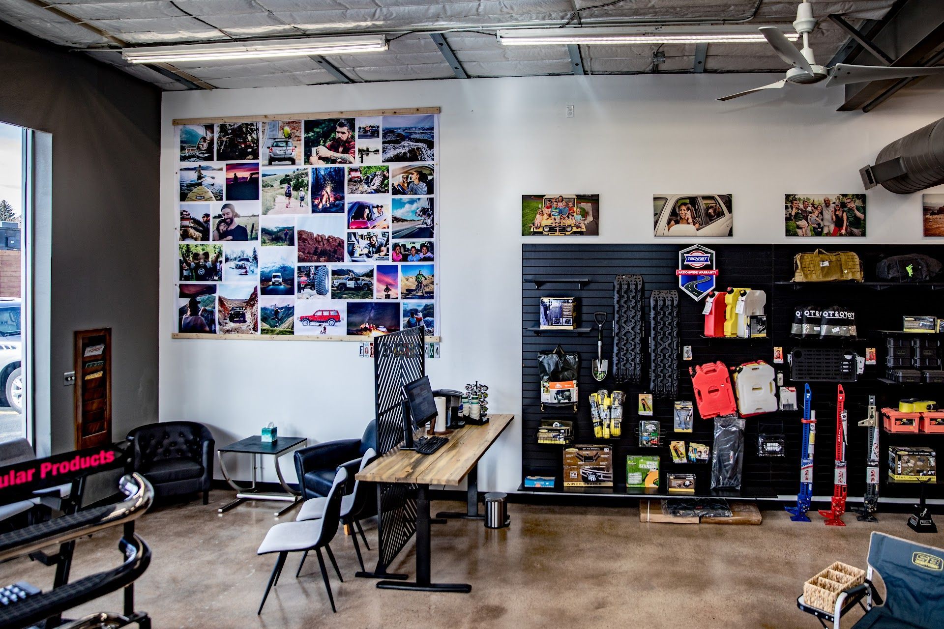 Interior of a store displaying outdoor equipment and apparel | Fort Collins 4x4