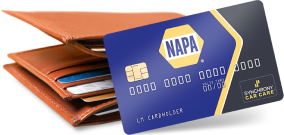 NAPA Financing Card and Wallet | Mariposa Tire & Auto