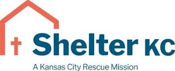 The shelter kc logo is a kansas city rescue mission.