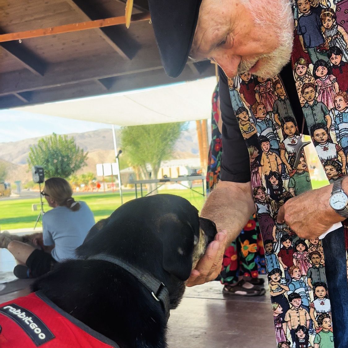 Borrego Ministers Association Blessing of the Animals - Fr Dave Madsen of St. Barnabas Episcopal Church 