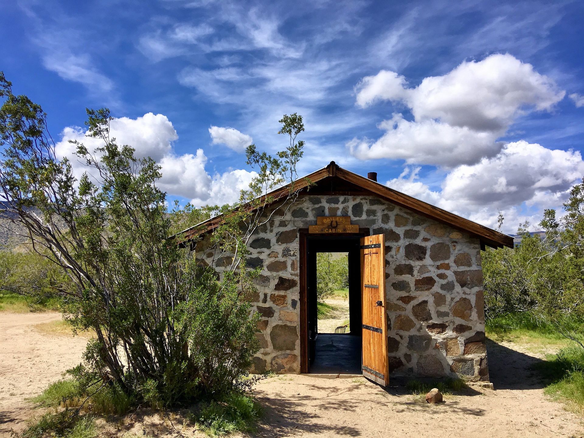 Bailey's Cabin in Upper Coyote Canyon in Anza Borrego State Park