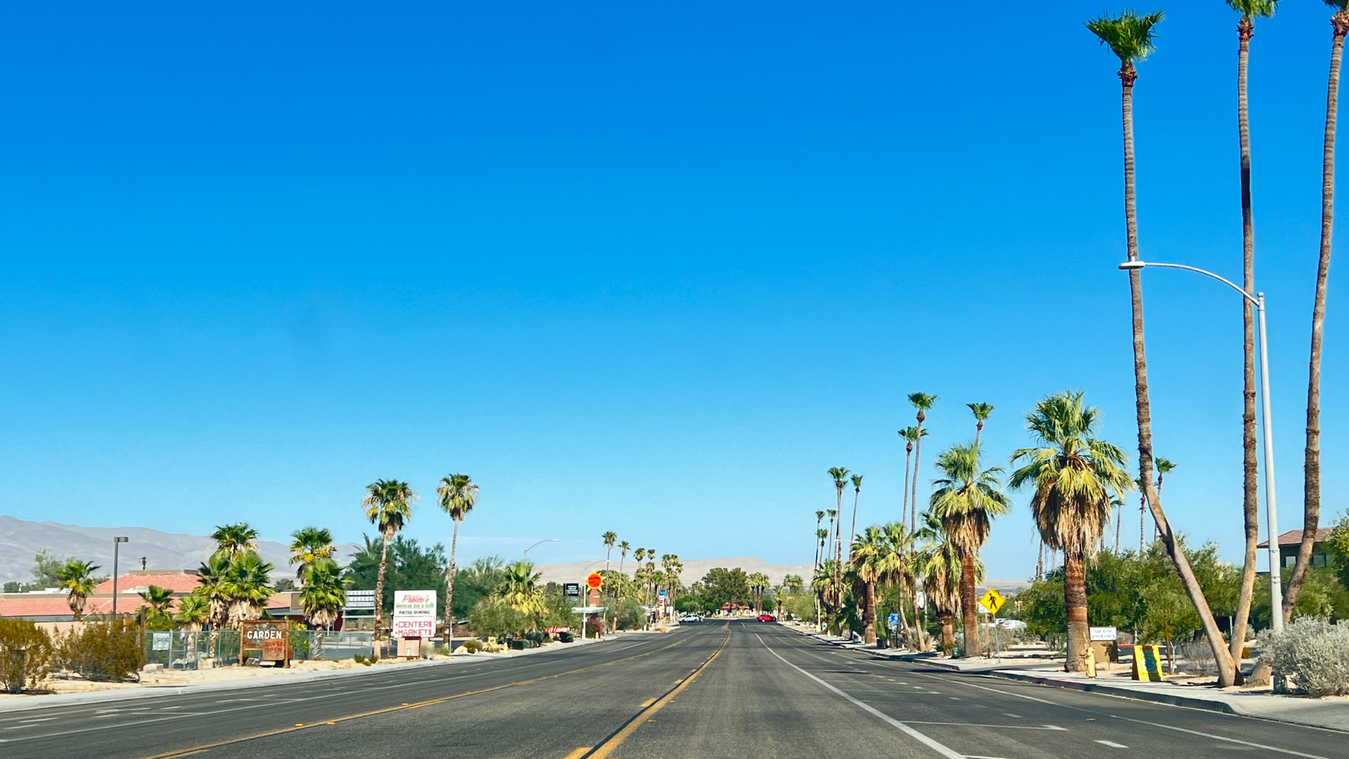 Palm Canyon Dr. in Borrego Springs