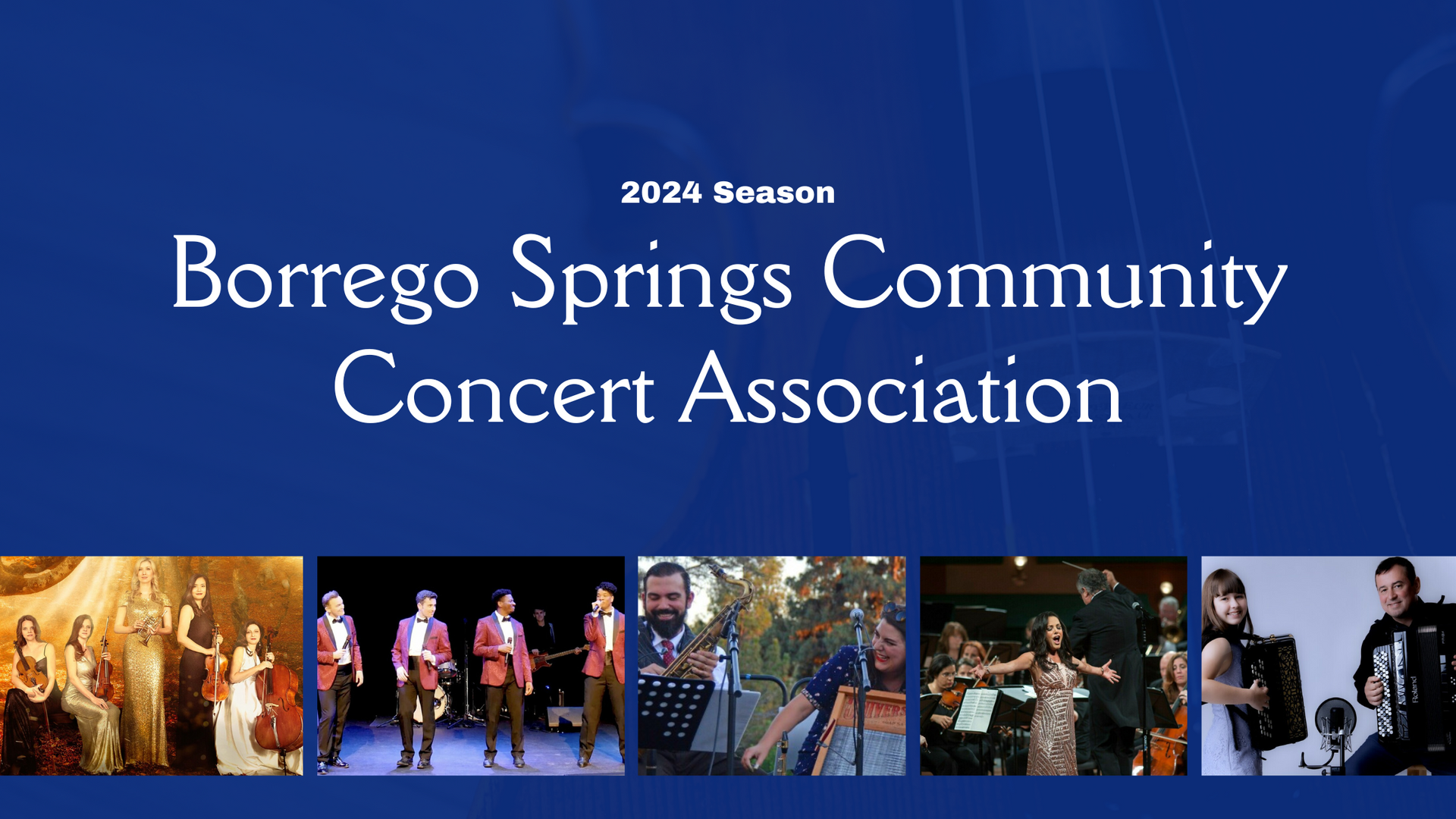 Borrego Springs Community Concert Association’s 49th season