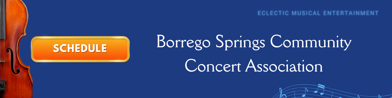 Borrego Springs Concert Association Schedule