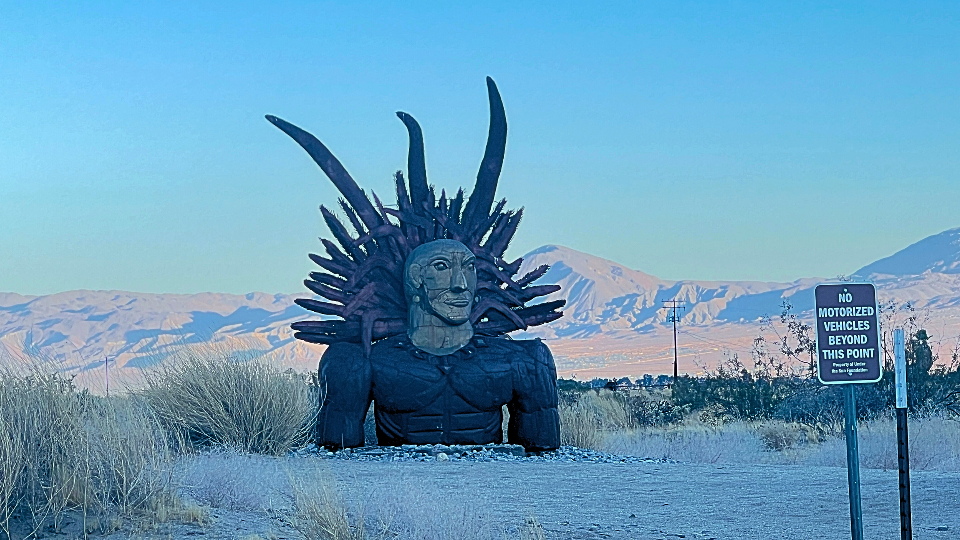 Borrego Springs Metal Sky Art Sculpture