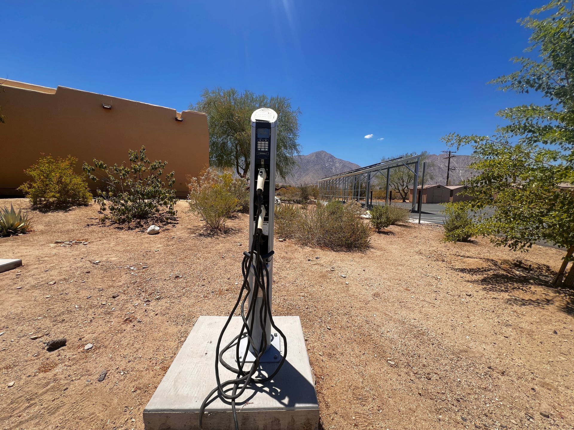 EV Gateway Charger at Borrego Welcome Center