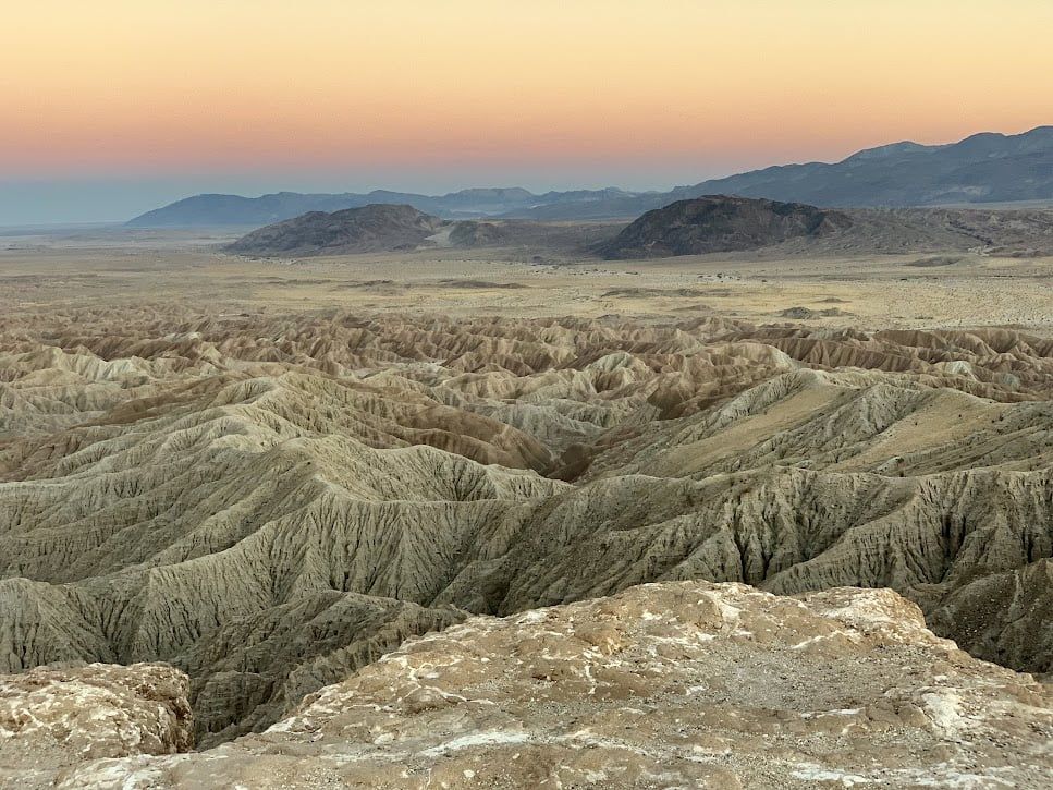 View from Fonts Point in Anza Borrego 