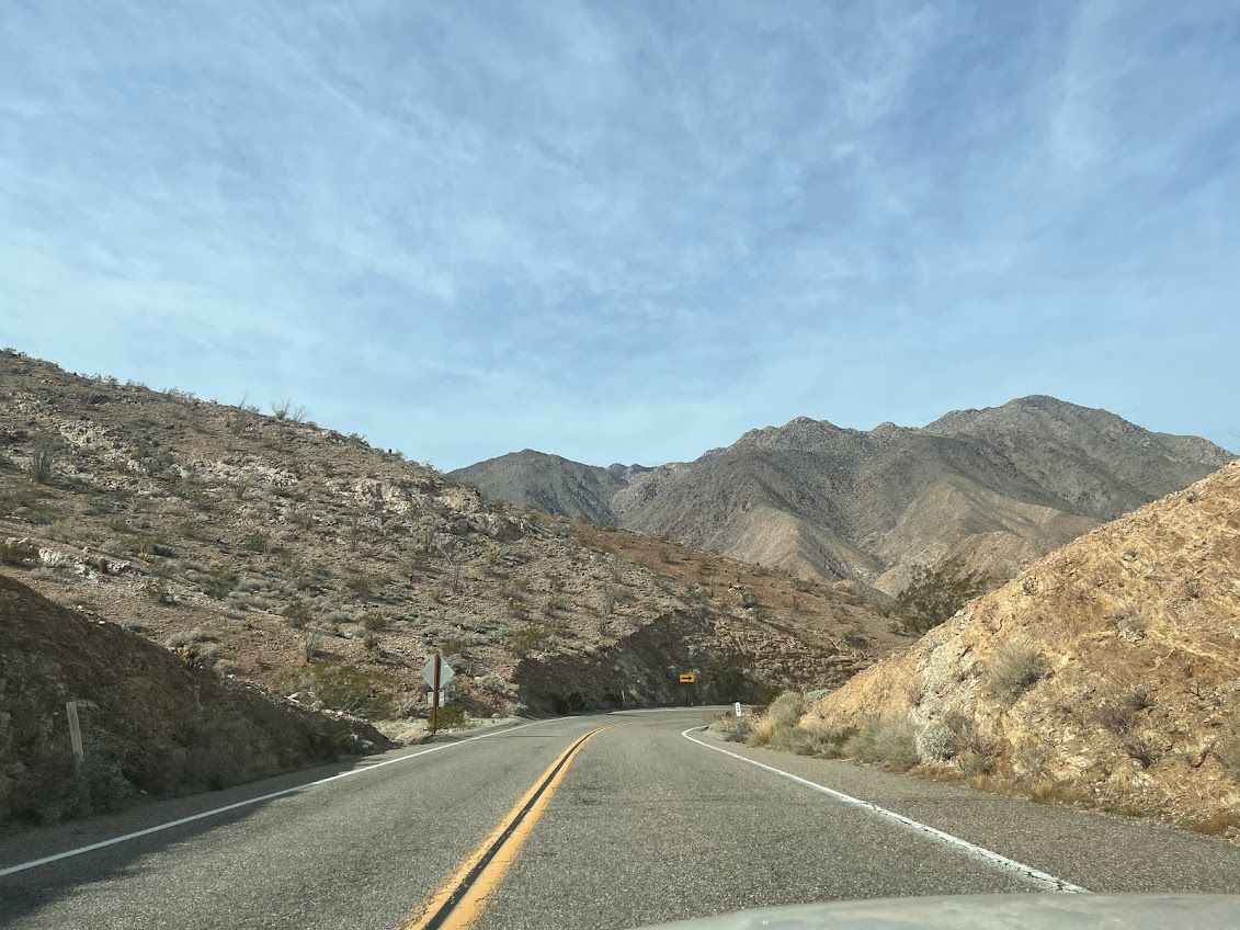 Montezuma Grade (The Glass Elevator) in Anza-Borrego