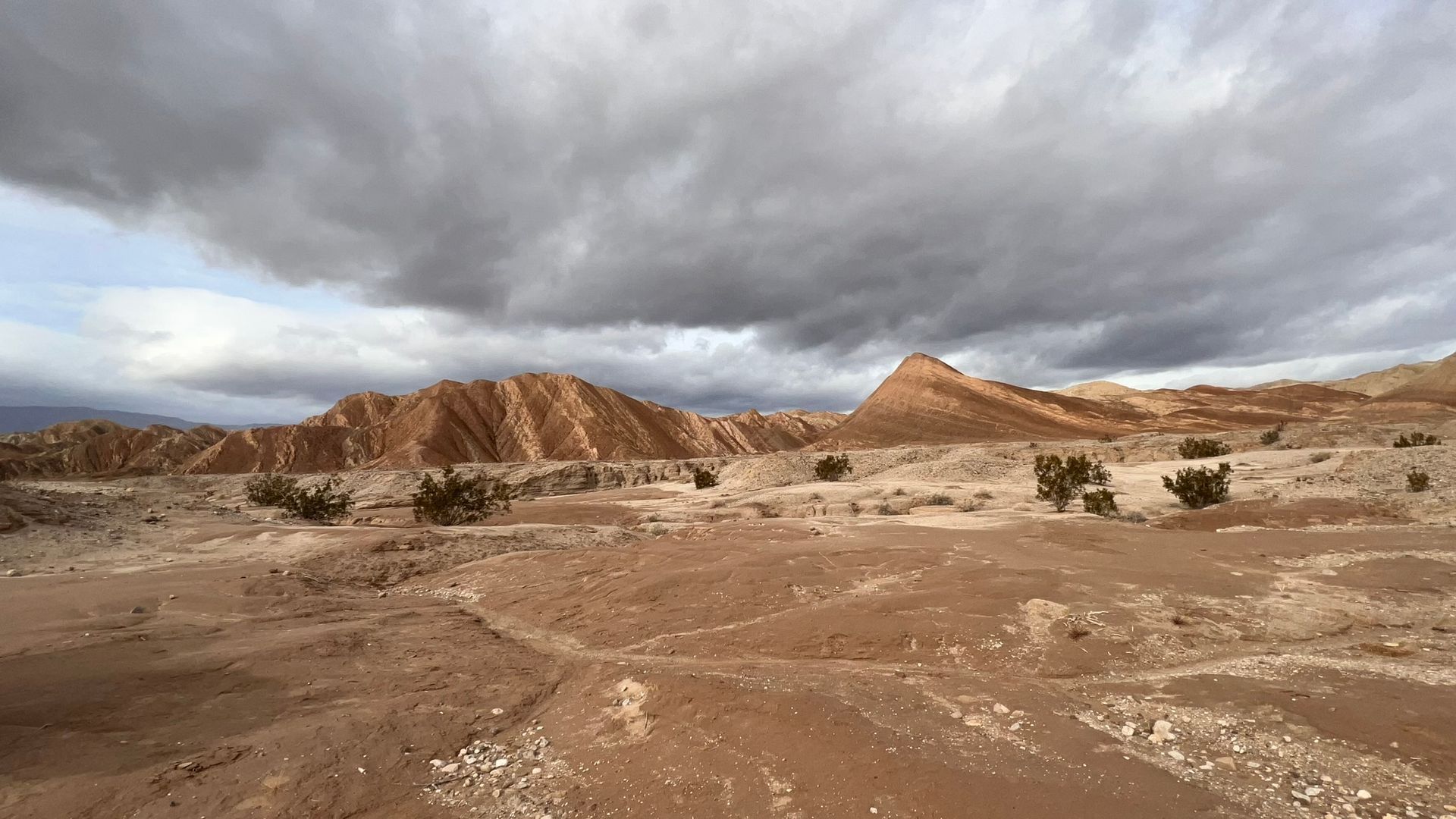 Rainbow Wash in Anza Borrego State Park 