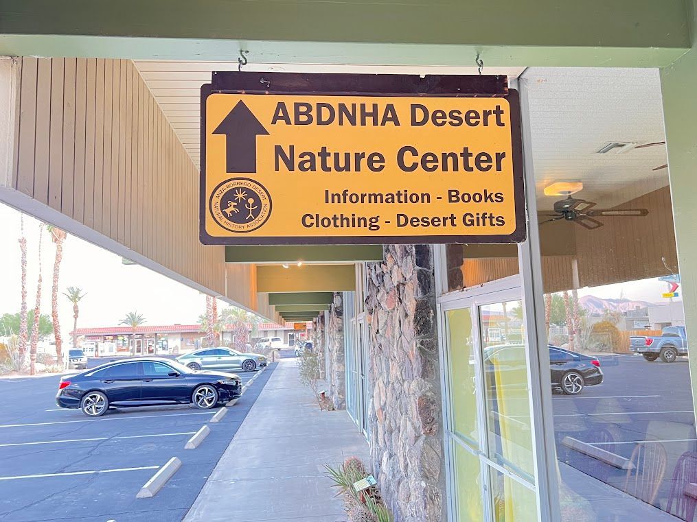 ABDNHA Desert Nature Center sign