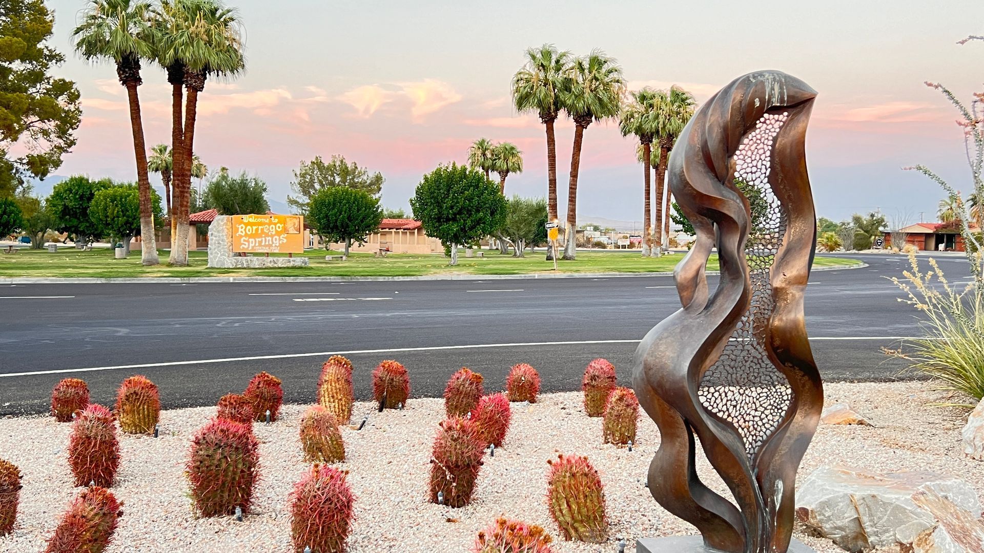 Borrego Art Institute centrally located in Borrego Springs