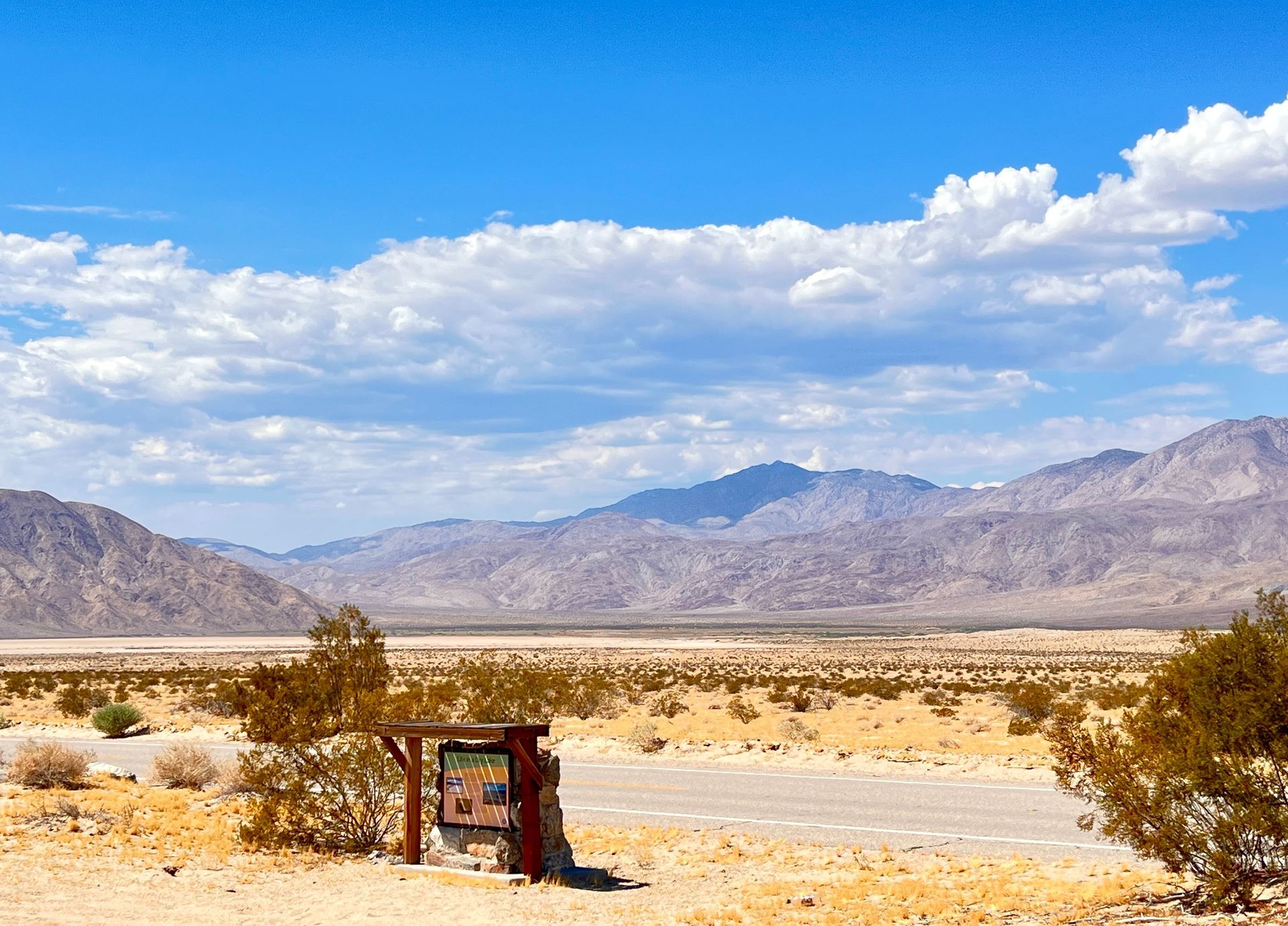 View of Clark Dry Lake