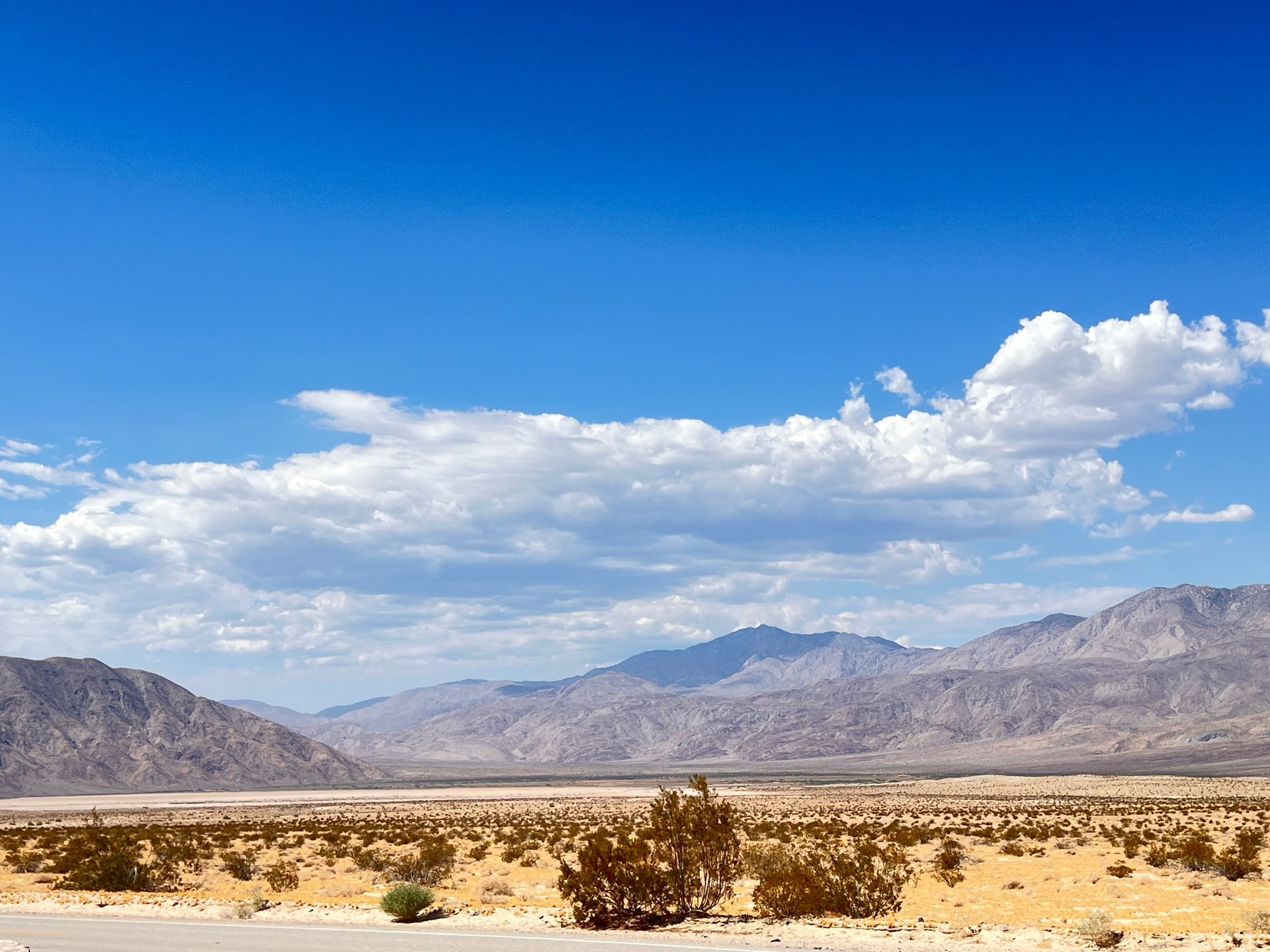 Clark Dry Lake is a dry lake bed (playa) located within the Borrego Sink in Anza-Borrego Desert State Park, California, in the Colorado Desert.
