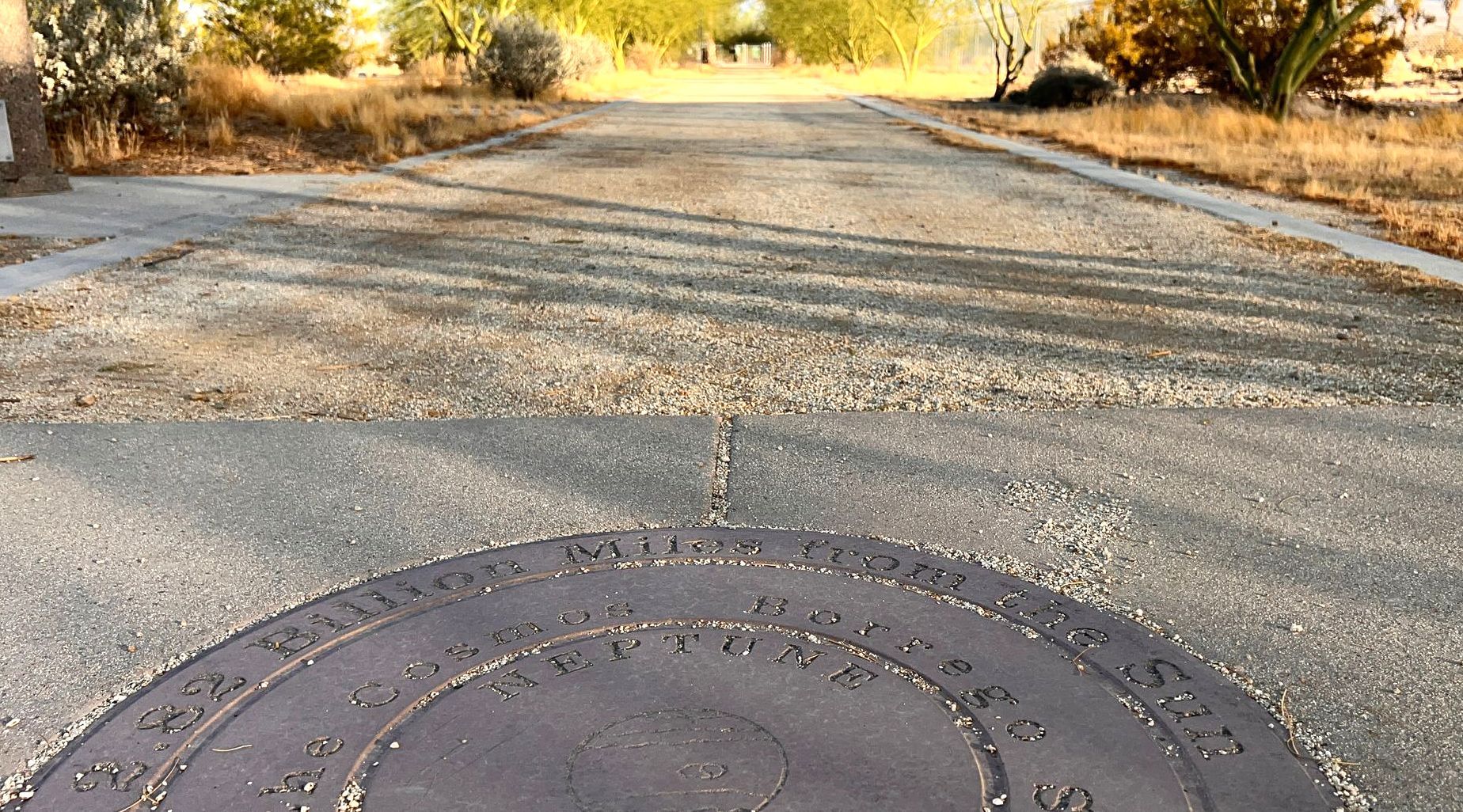 Walk of the Cosmos in Borrego Springs - Neptune