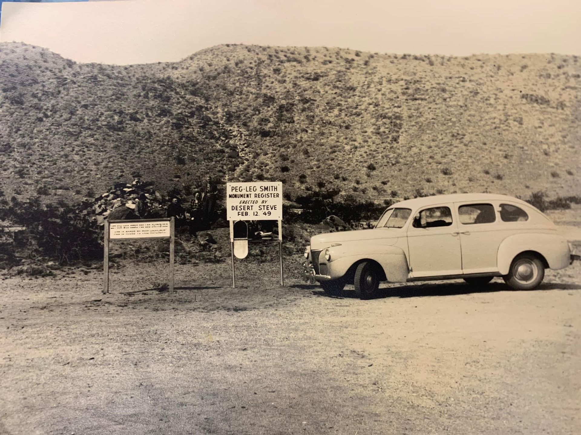 Peg Leg Smith Monument Borrego Springs