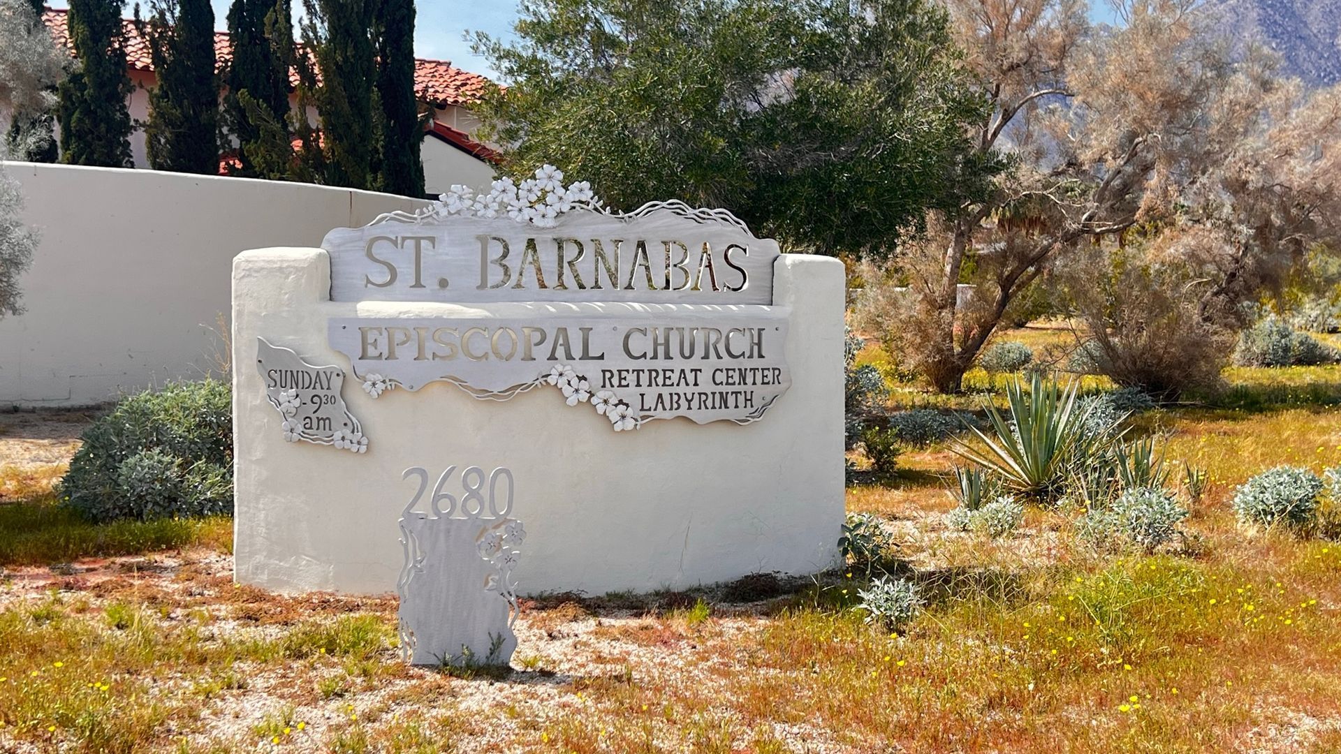 St. Barnabas Episcopal Church Sign