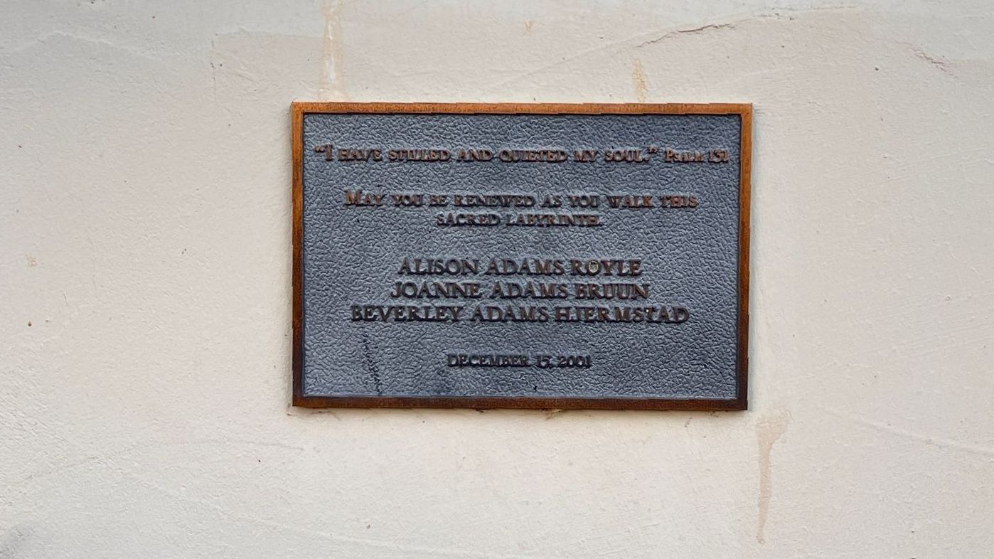 St. Barnabas Episcopal Church Labyrinth Plaque