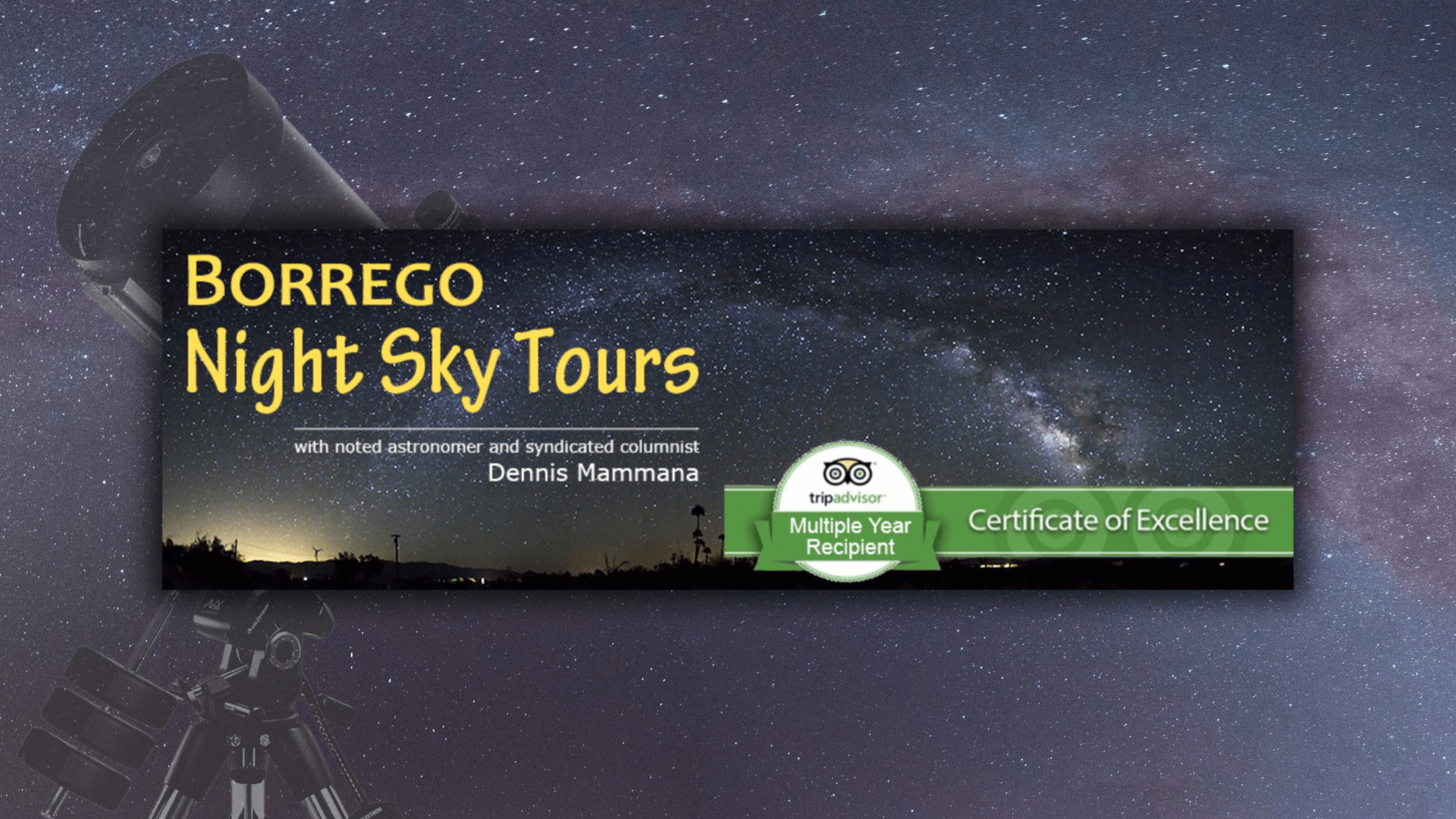 Borrego Night Sky Tours with Dennis Mammana