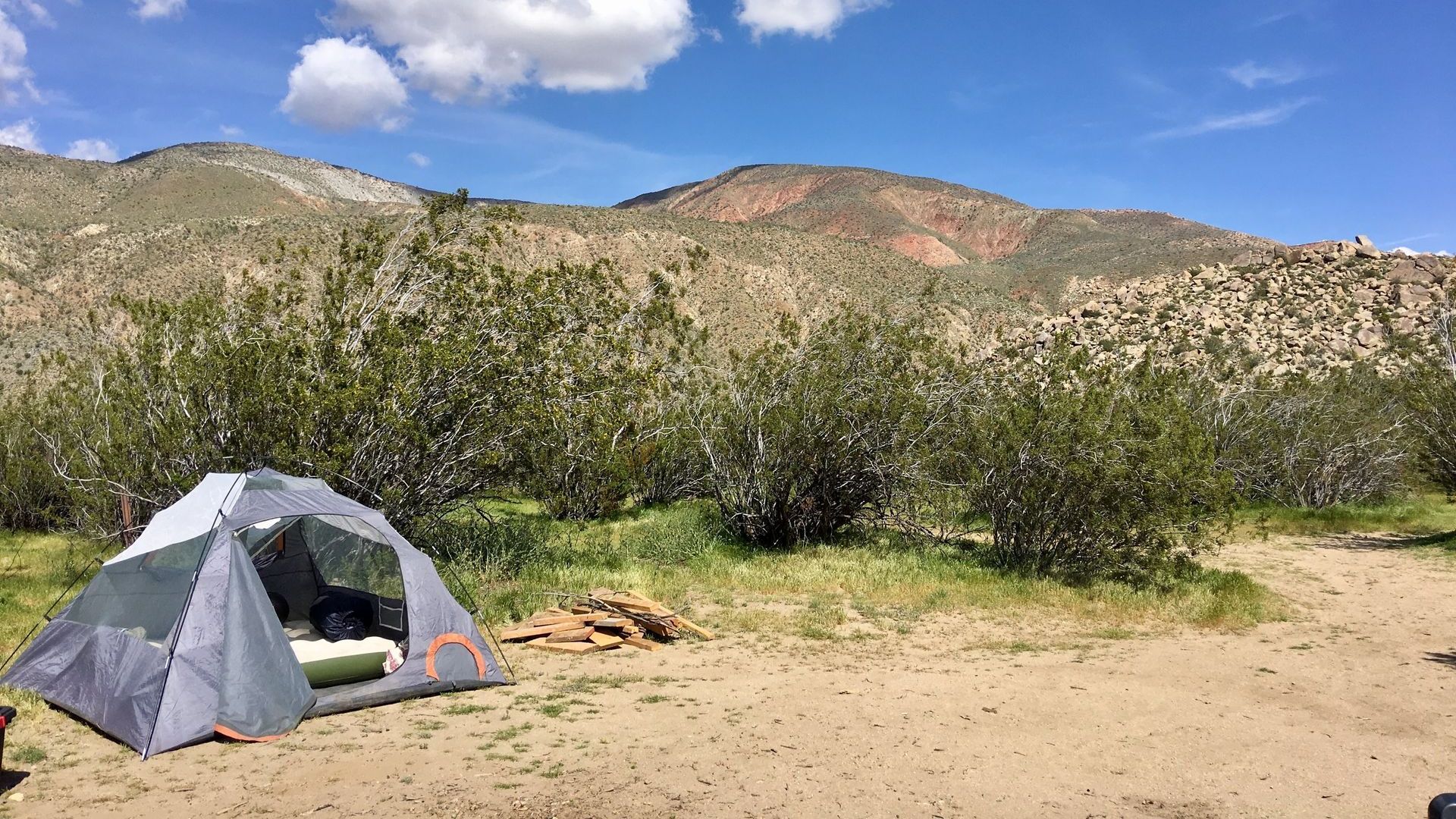 Bailey's Cabin in Upper Coyote Canyon: Anza Borrego Campsite