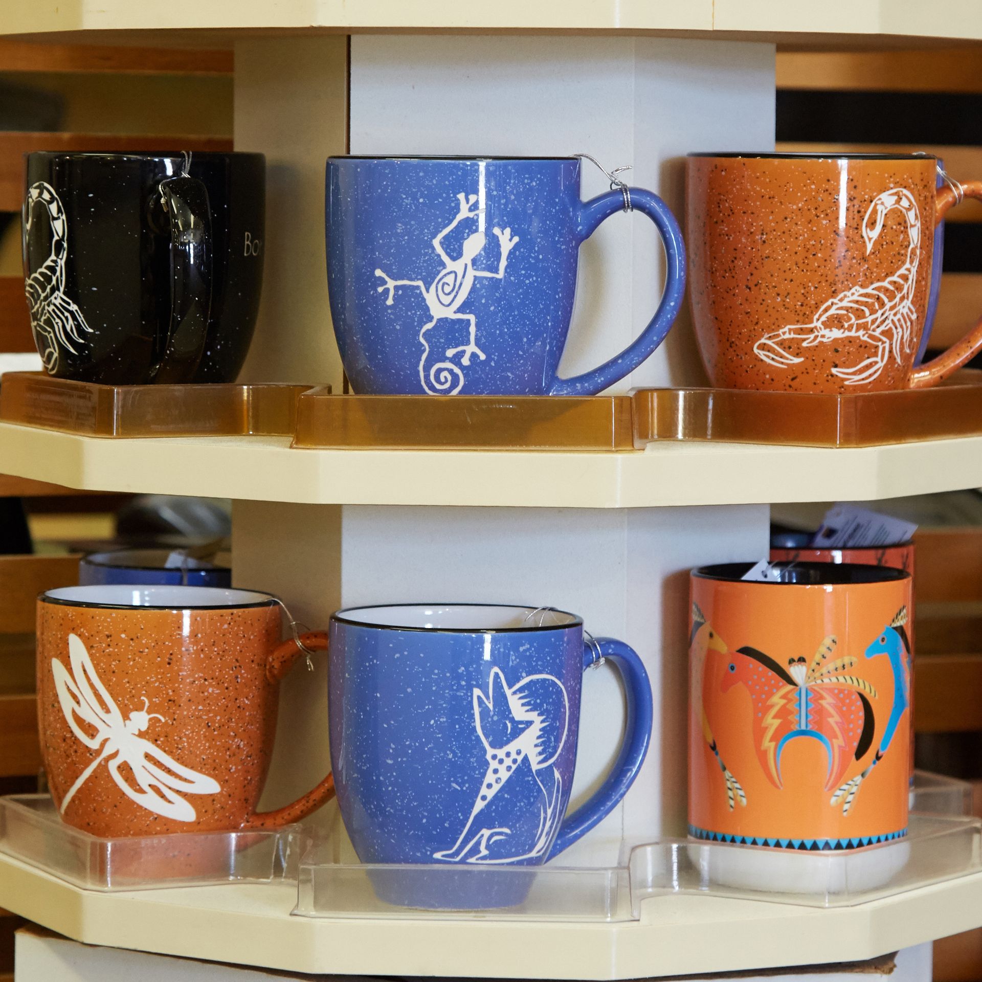 The Anza-Borrego Desert Natural History Association, gift shop, coffee cups