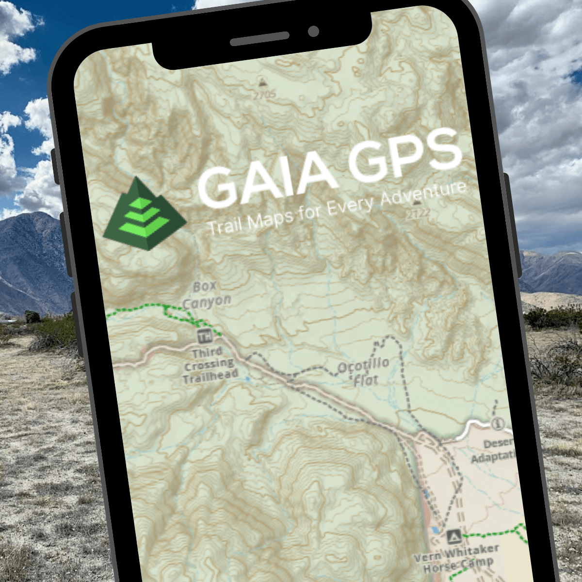 Navigating Anza Borrego State Park with Gaia GPS