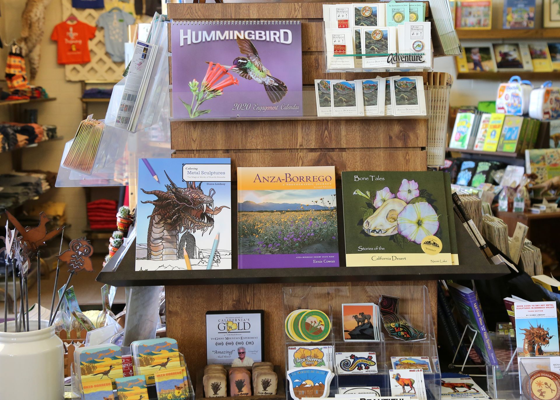 The Anza-Borrego Desert Natural History Association, gift shop products