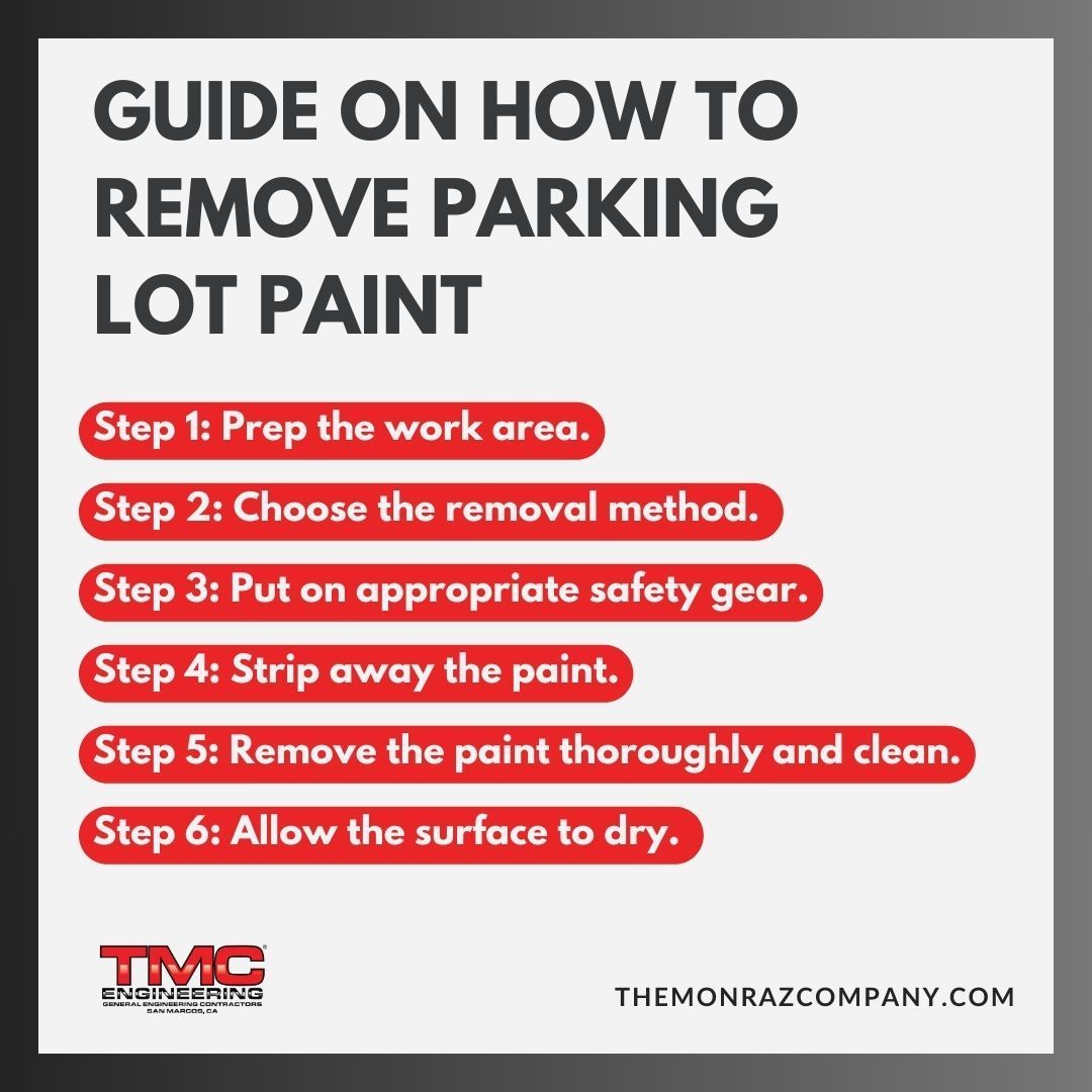 guide on how to remove parking lot paint