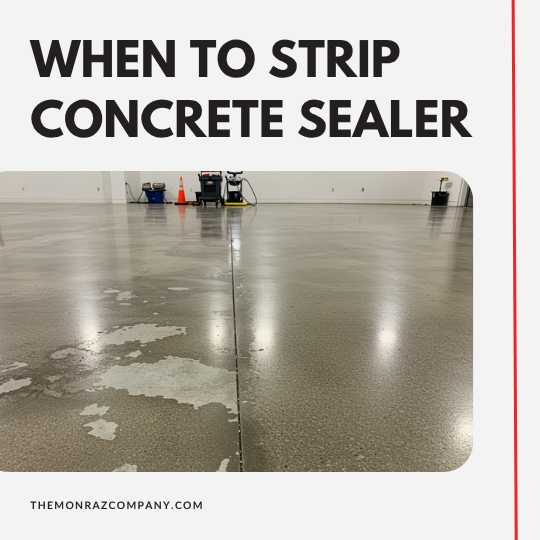 When to Strip Concrete Sealer