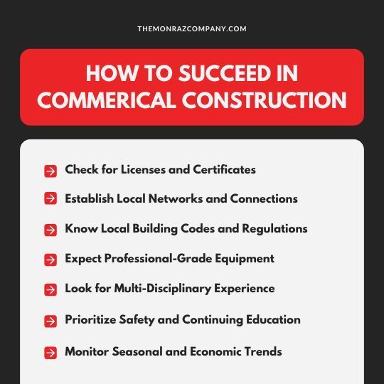 How to Succeed in Commercial Construction