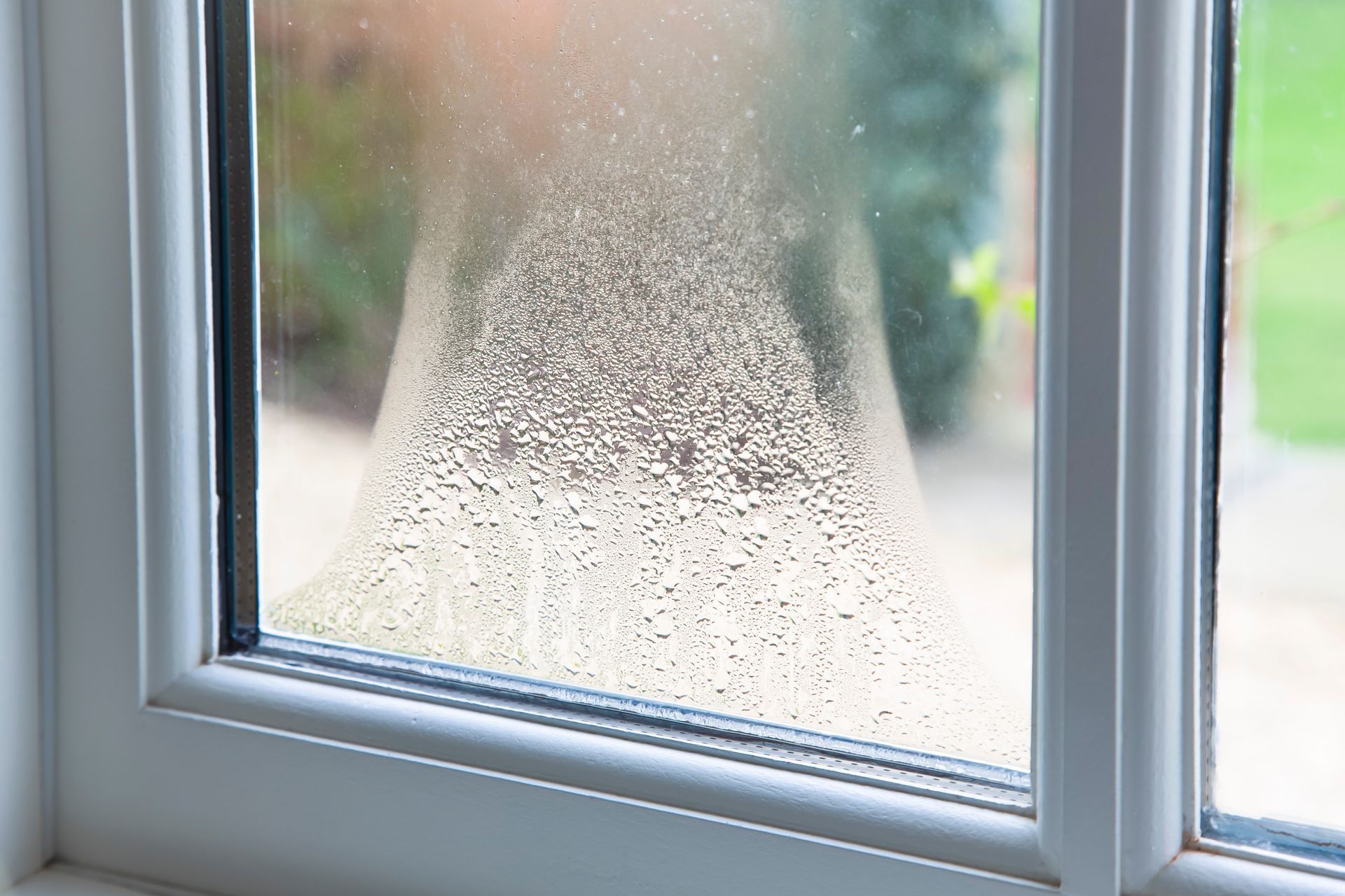 A double-glazed window.