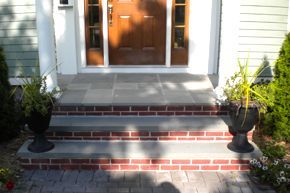 Concrete with bricks — Agawam, MA — Hardy's Professional Masonry LLC