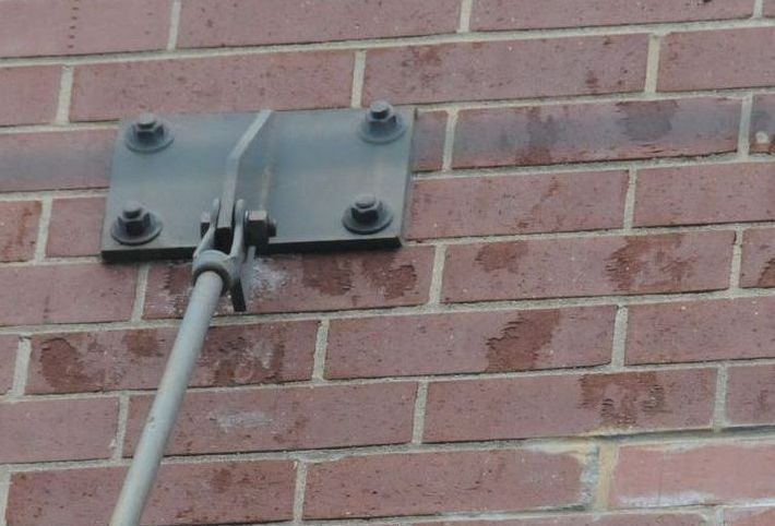 Wet brick building with brick spalling Lincoln Park, Chicago