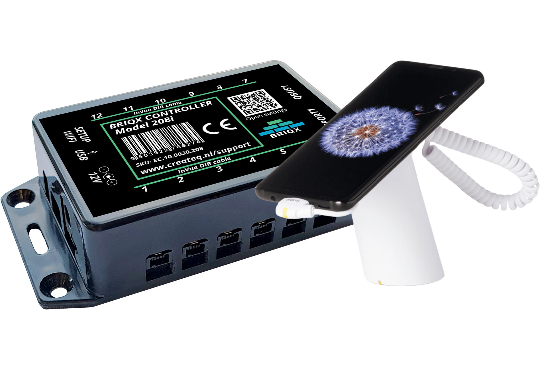 From Security to Experience! BRIQX 208i Interactive Retail Kit, Alternative to InVue DIB Controller