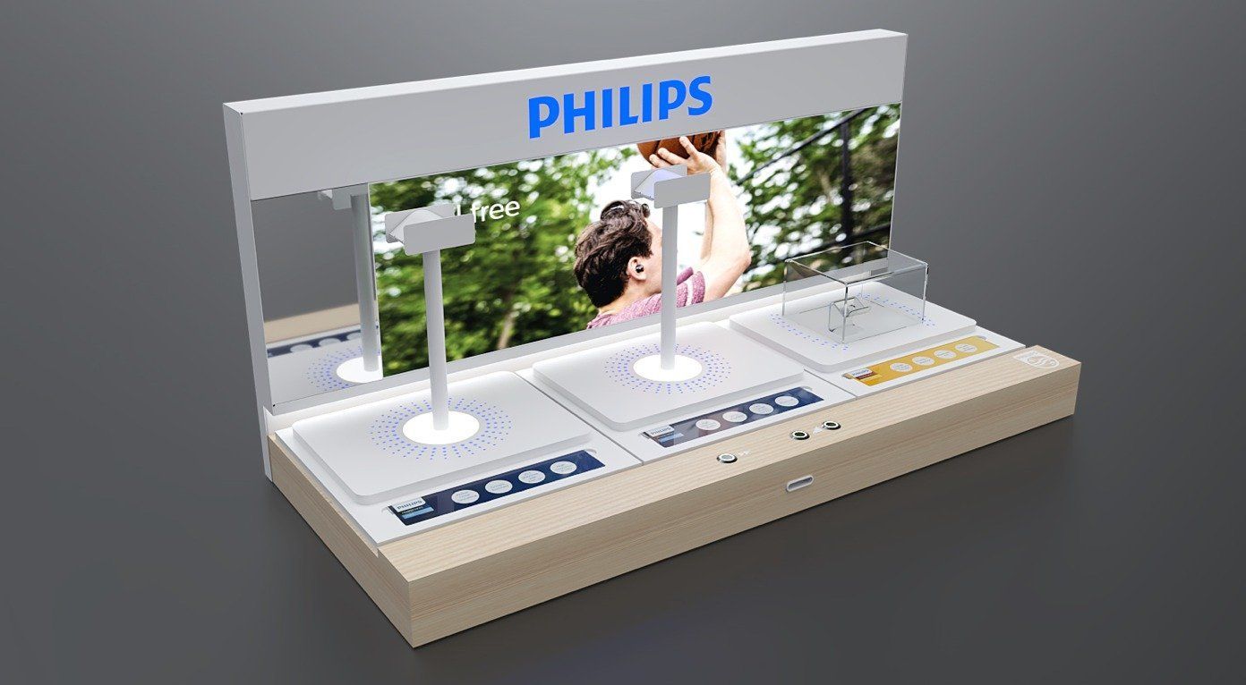 Createq, Philips headphone retail experience