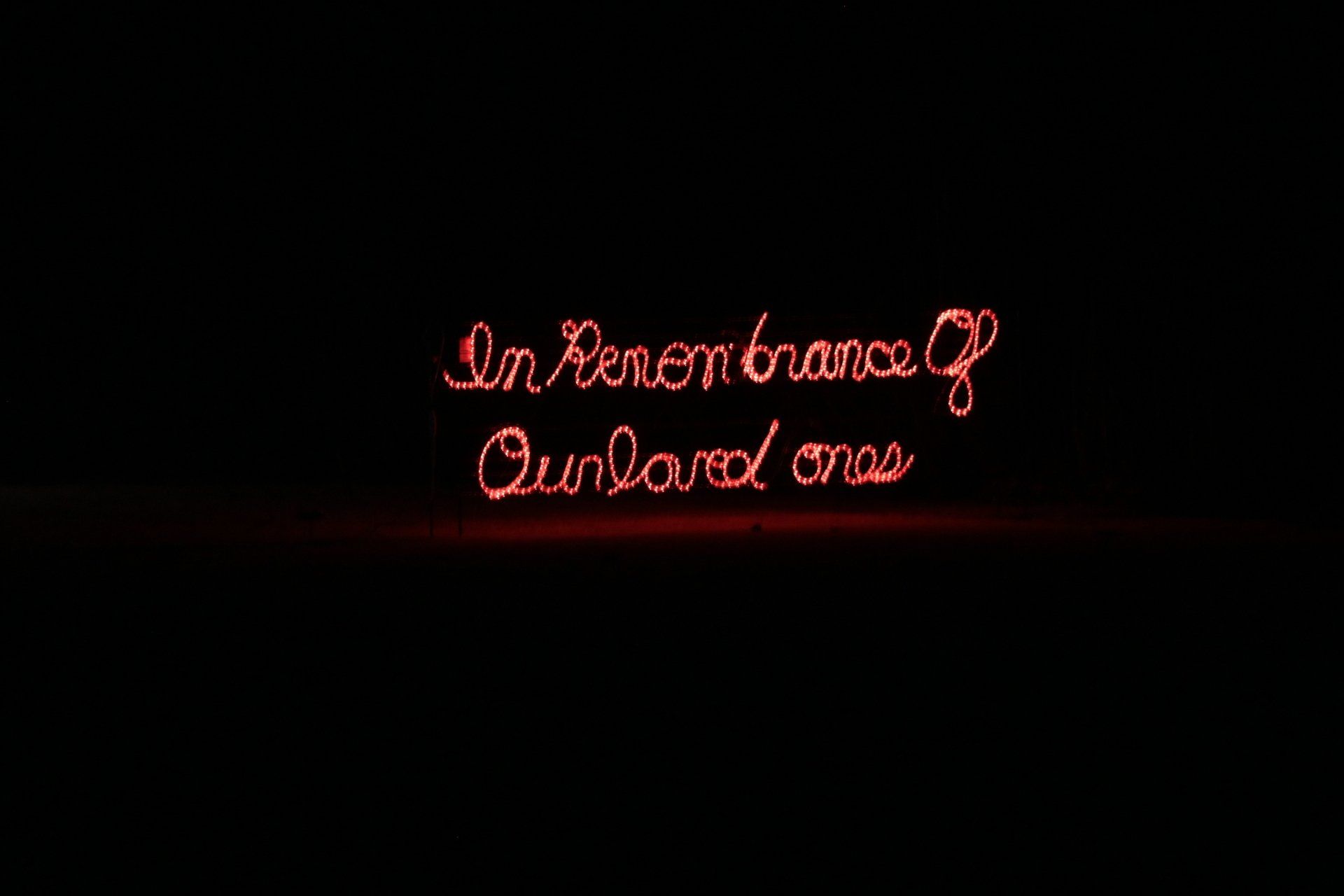 The remembrance of our loved ones