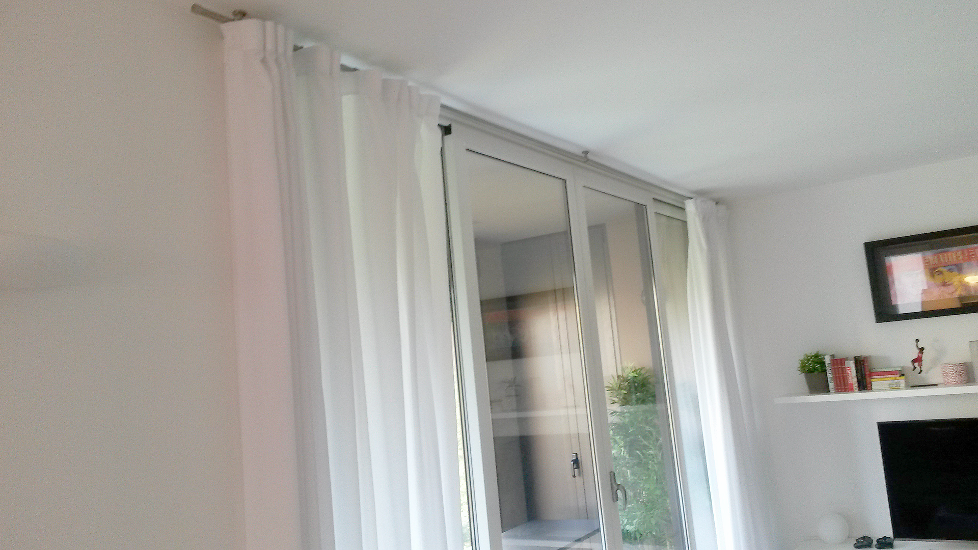 tende da interno in salotto